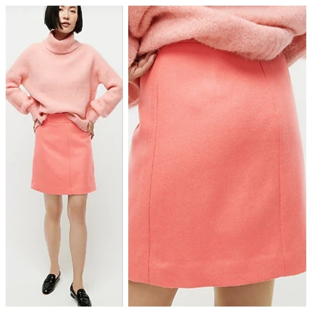 NWT J. Crew Princess Mini Skirt, Wool, Size 12